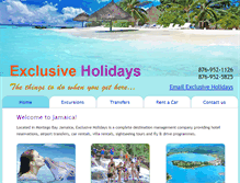 Tablet Screenshot of exclusiveholidays-ja.com